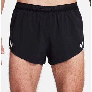 Nike Aeroswift 2’ Running Racing Shorts Black FN3349-010 marathon Men's Large